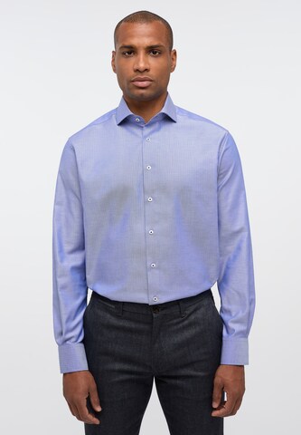 ETERNA Regular fit Business Shirt in Blue: front