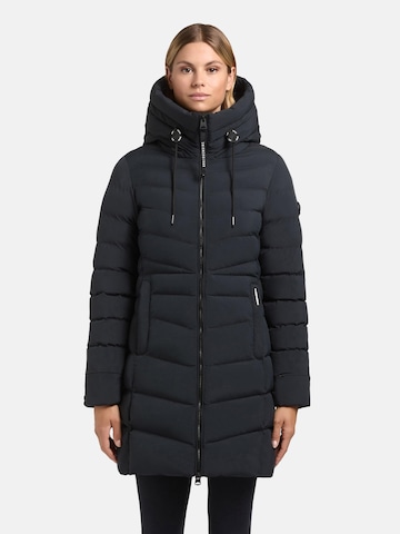 khujo Wintermantel 'Tuhani5' in Blau: Vorderseite