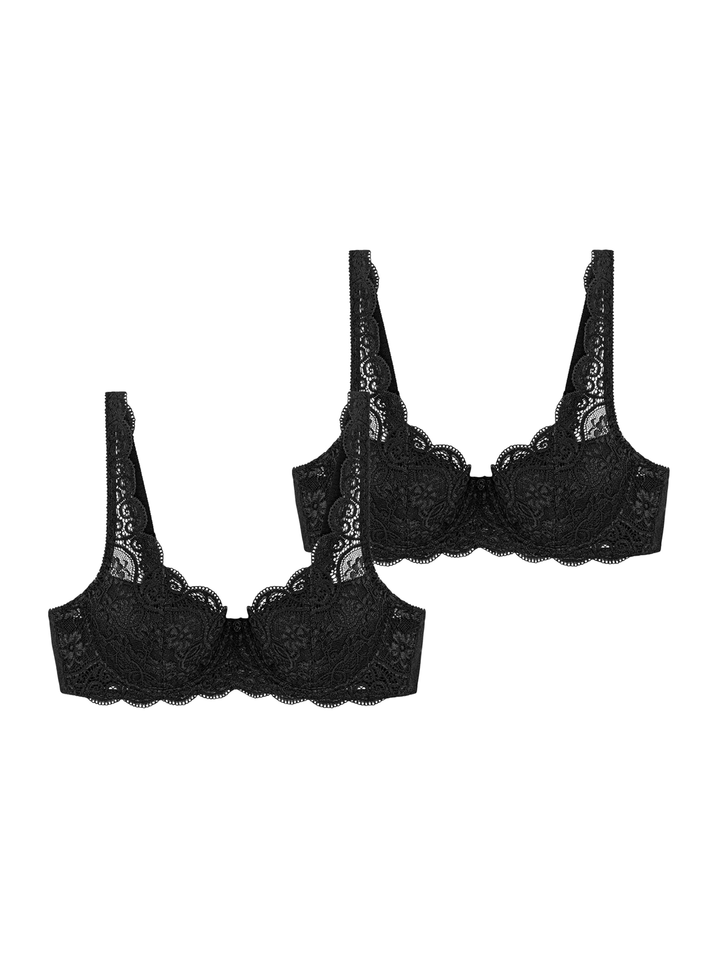 Triangle Soutien-gorge ' Amourette 300 ' TRIUMPH en noir : devant