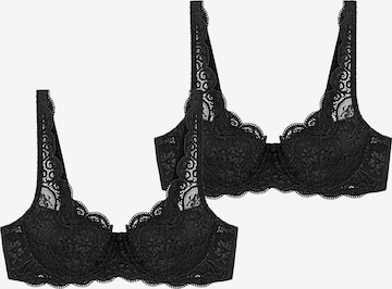 TRIUMPH Bügel-BH ' Amourette 300 ' in Schwarz: Vorderseite