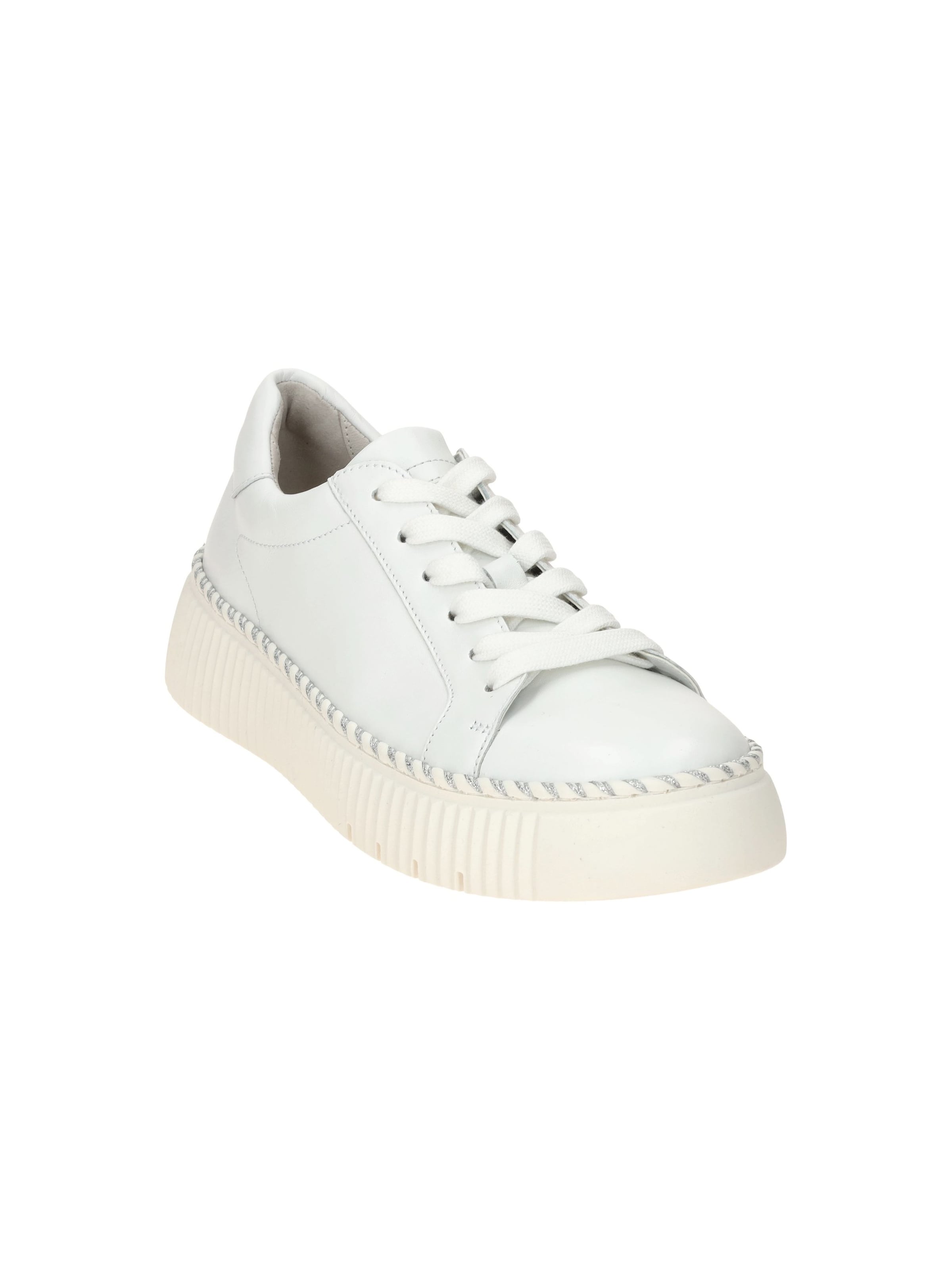 GABOR Schnürschuh 'Gabor Schuhe weiß silber Plateau Sneakers 73.240.29'‌‌‌ in Weiß