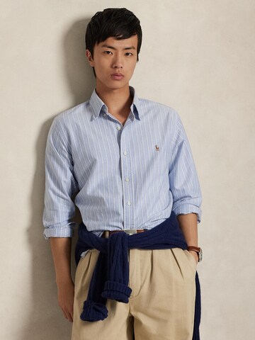Polo Ralph Lauren Regular fit Button Up Shirt in Blue: front