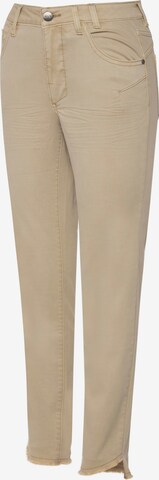 LAURASØN Regular Jeans 'Julia' in Beige