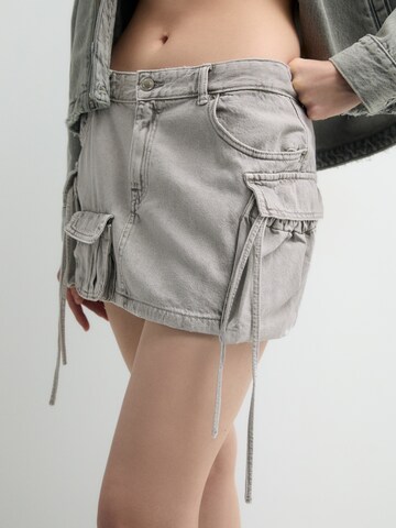 Pull&Bear Skirt in Grey