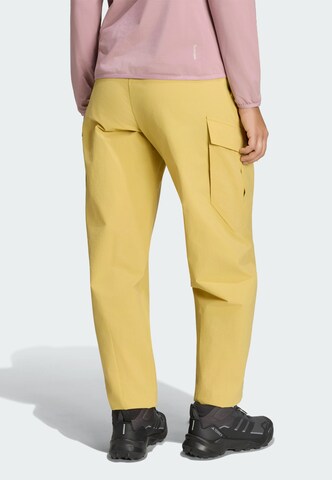 Regular Pantalon outdoor 'Xploric' ADIDAS TERREX en jaune