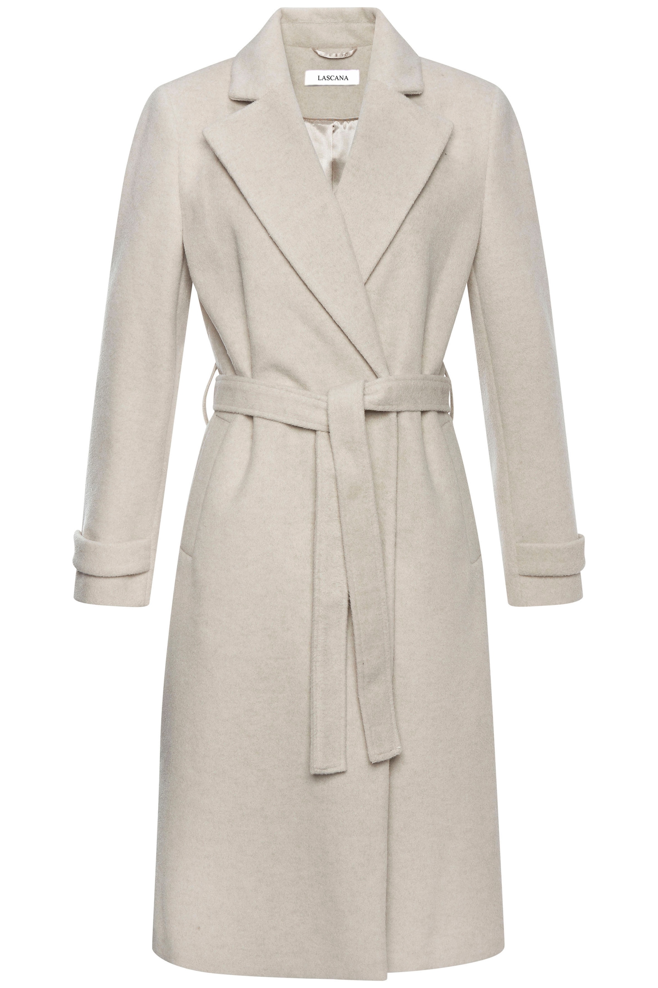 LASCANA Tussenmantel in Beige: voorkant