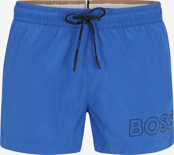 BOSSKupaće hlače 'Mooneye' - plava boja: prednji dio