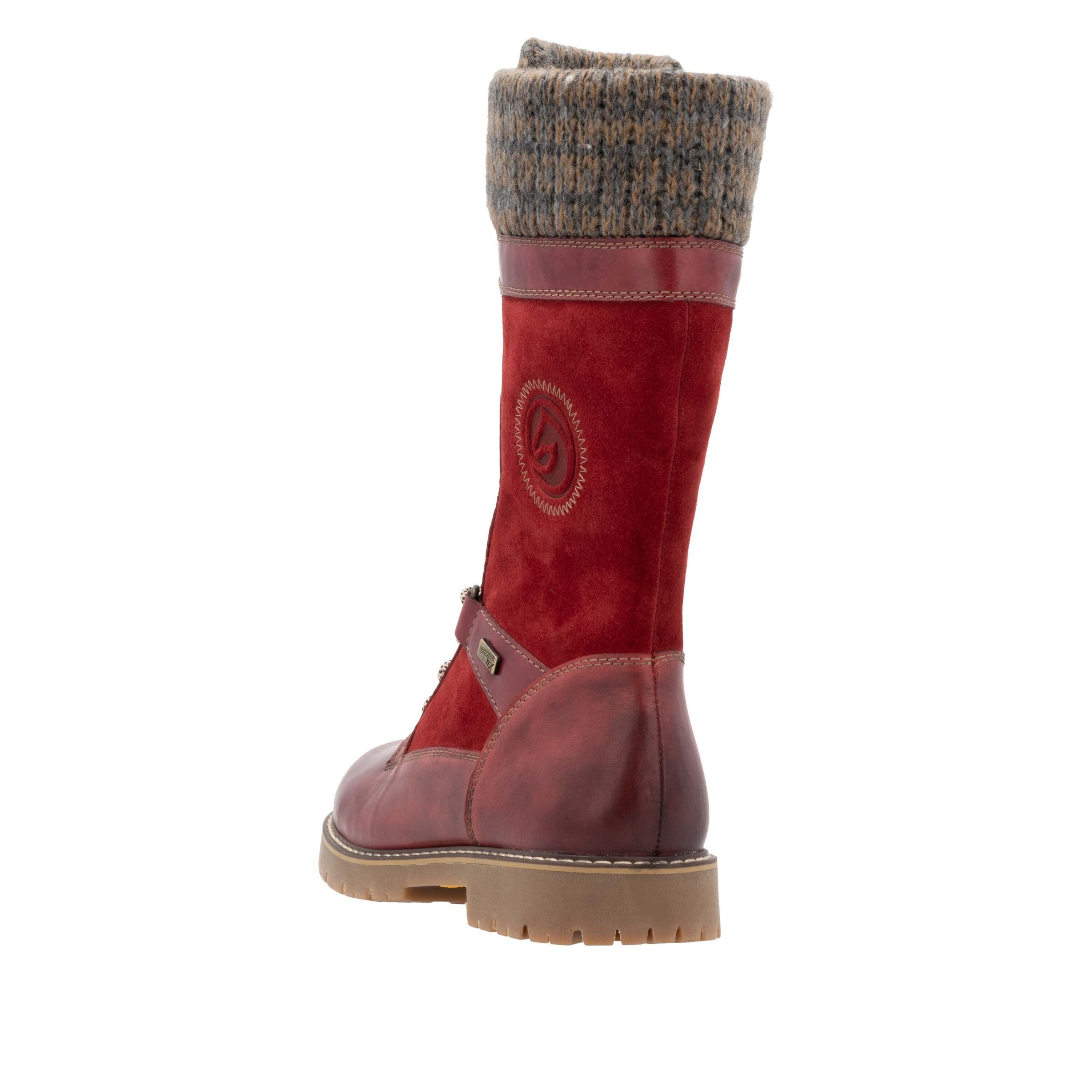 Bottes à lacets REMONTE en rouge