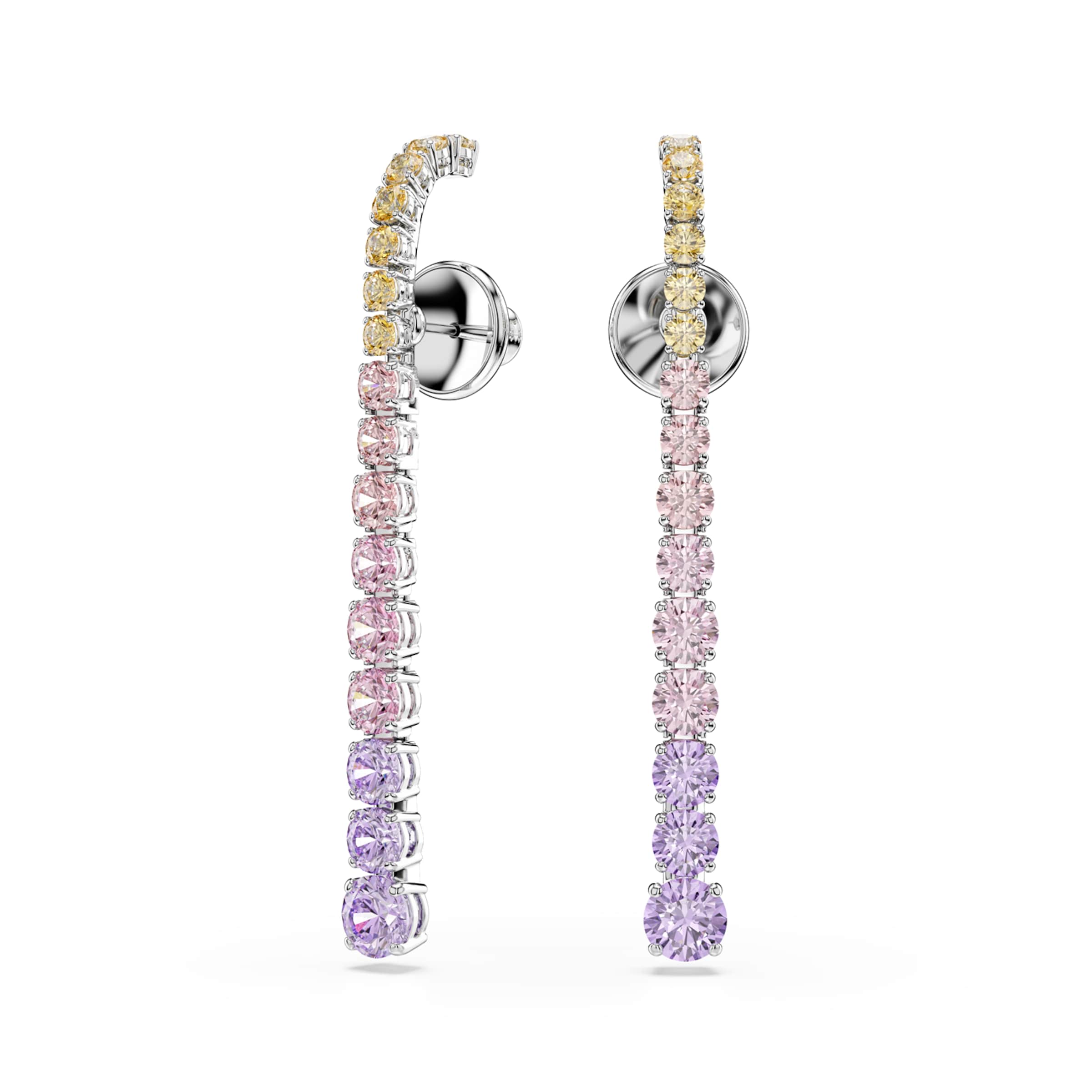 Boucles d'oreilles Swarovski en argent