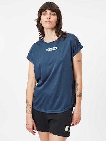 Hummel Functioneel shirt 'Tola' in Blauw: voorkant