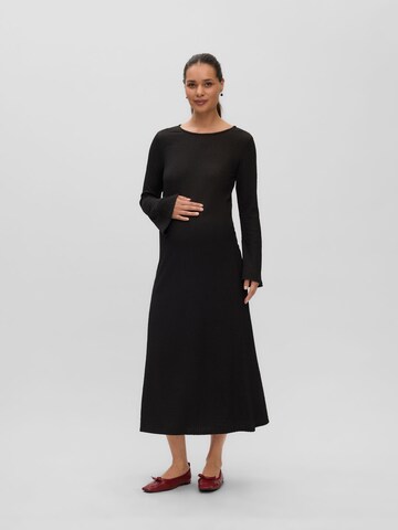Robe MAMALICIOUS en noir : devant