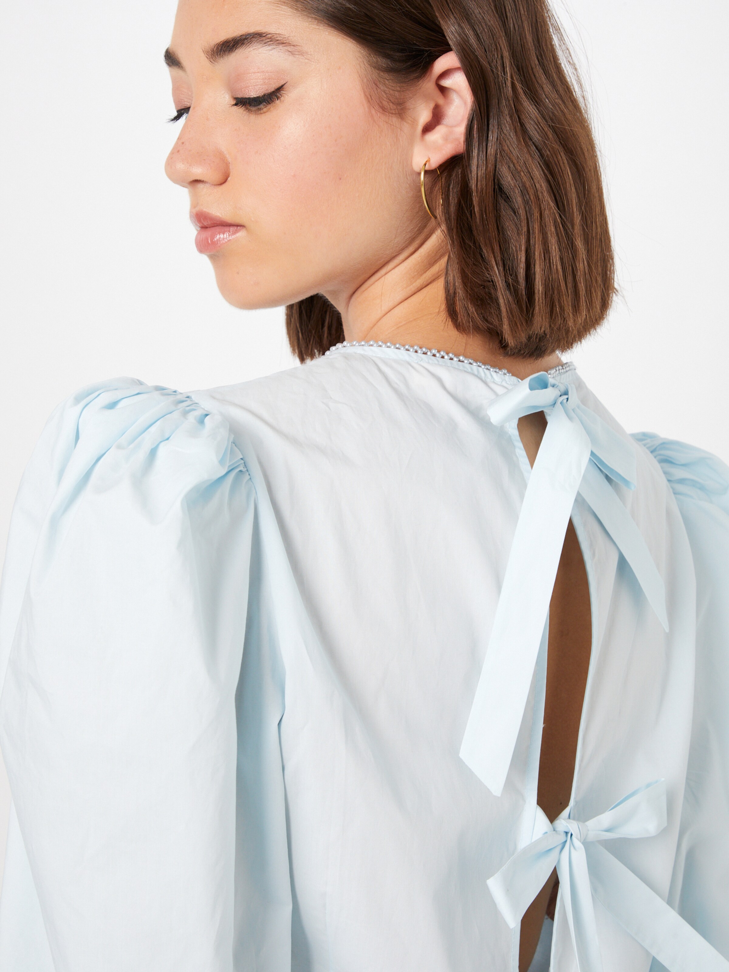 Abbigliamento Camicie e tuniche Custommade Camicia da donna Dido in Blu Chiaro 