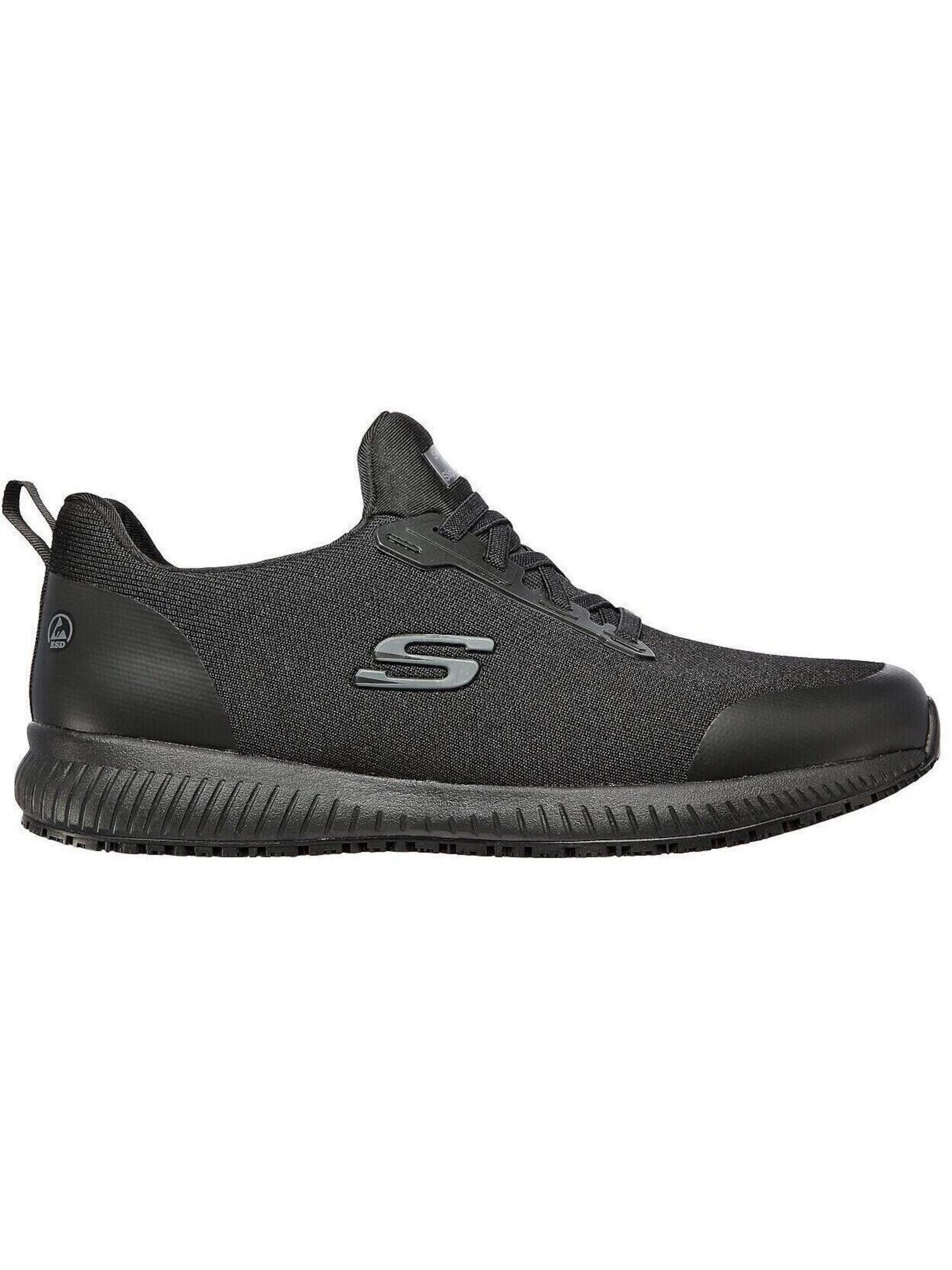 SKECHERS WORK Footwear Platform trainers 'Squad Sr' in Black: front