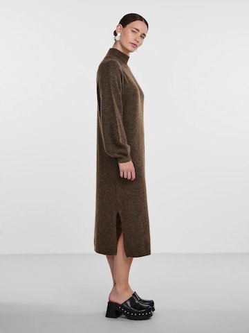 Y.A.S Knitted dress 'Balis ' in Brown