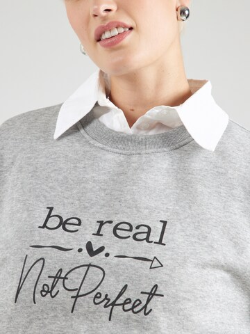 PIECES Sweatshirt 'PCMARIA' in Grey