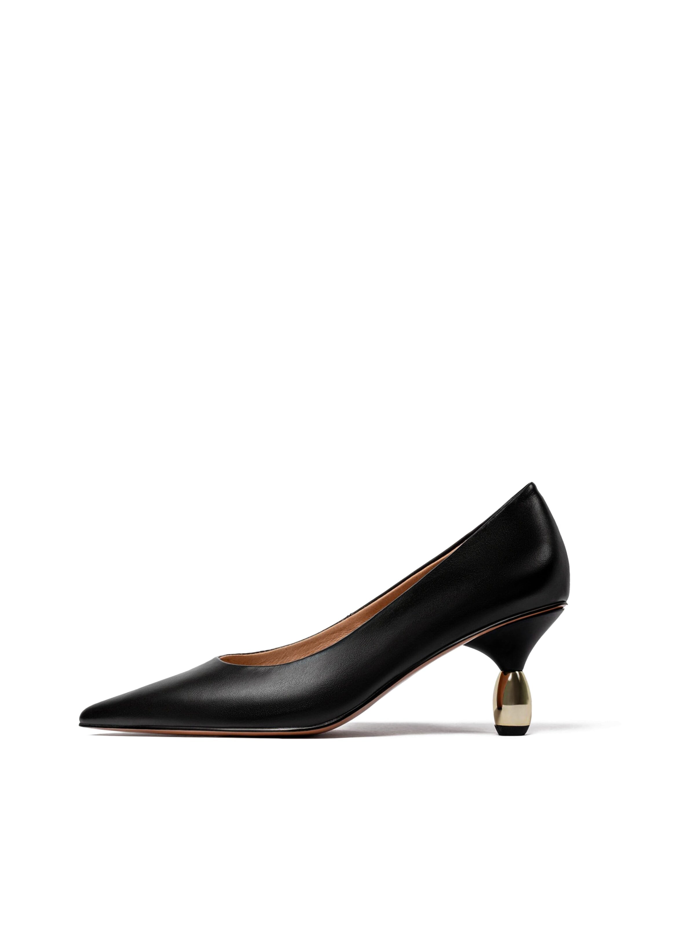 Décolleté 'ITALIAN JOB' di L37 HANDMADE SHOES in nero: frontale