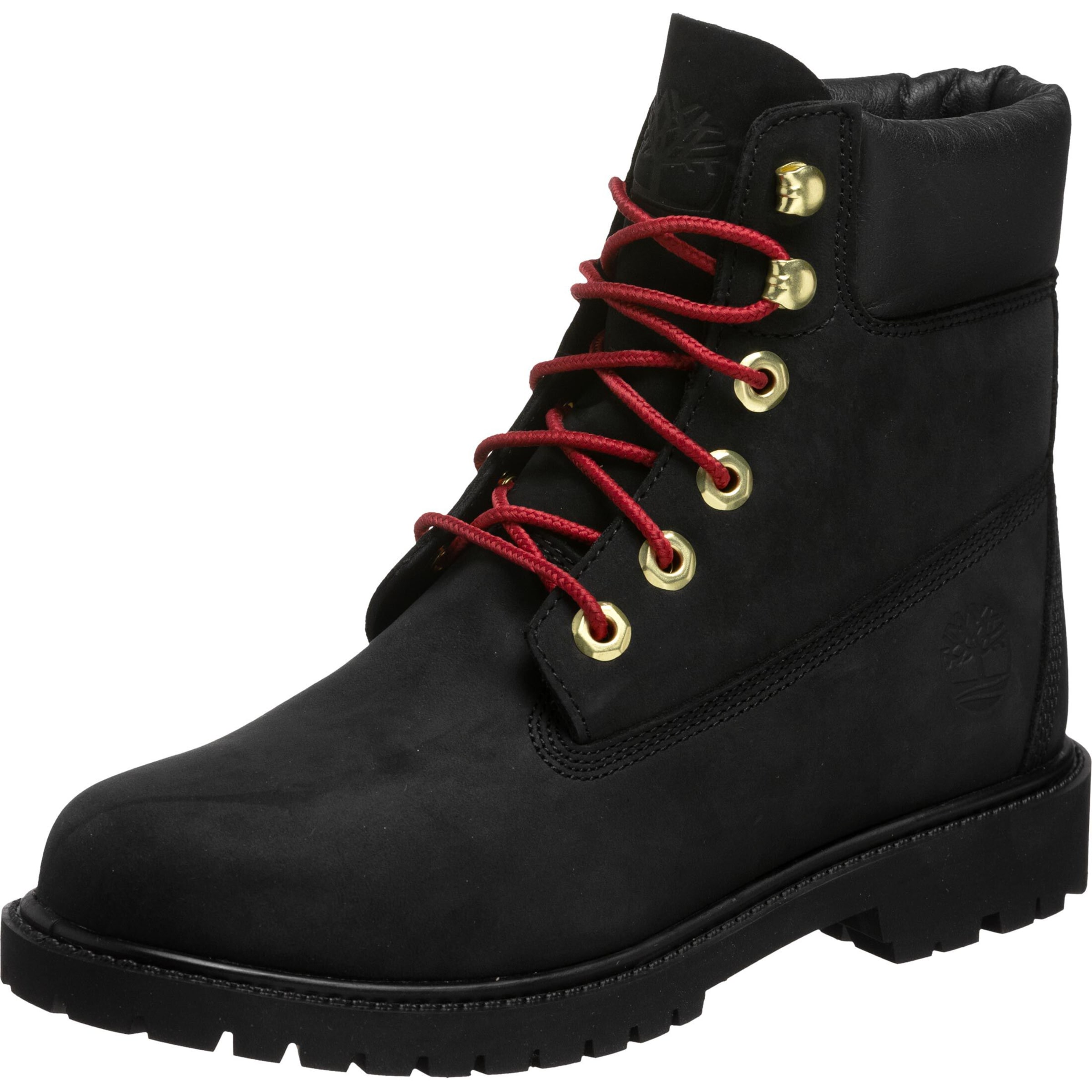 TIMBERLAND - Botim com fivela 'Heritage' em preto: frente