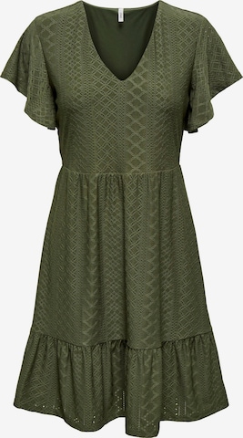 Robe 'SANDRA' ONLY en vert : devant