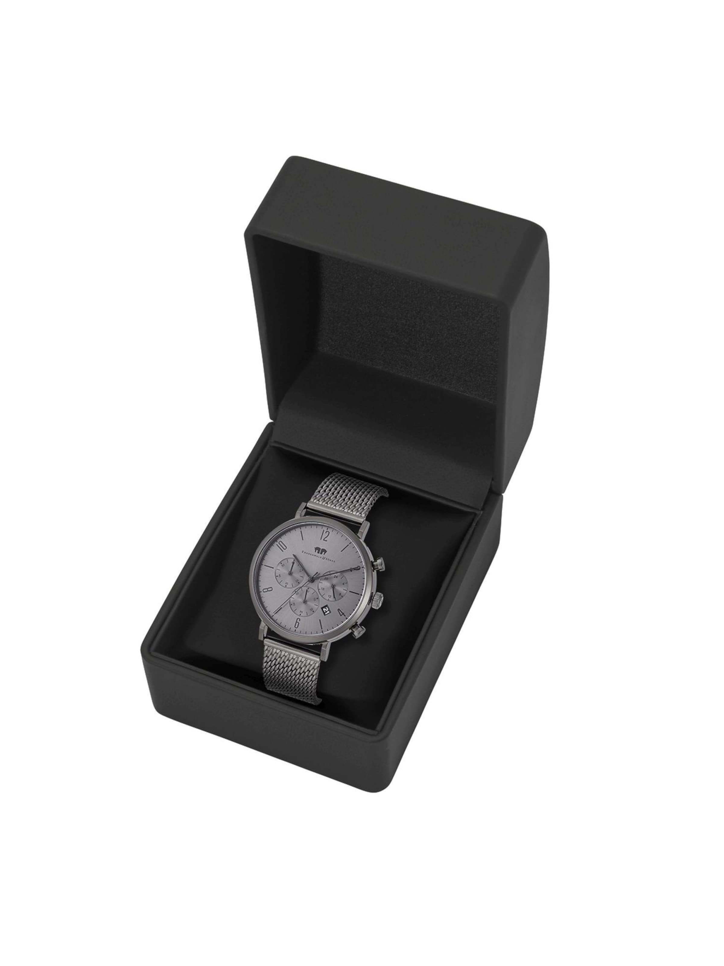 Rhodenwald & Söhne Analoguhr in Grau