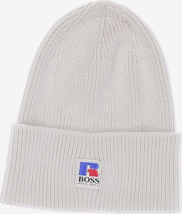 BOSS Hat & Cap in One size in White: front