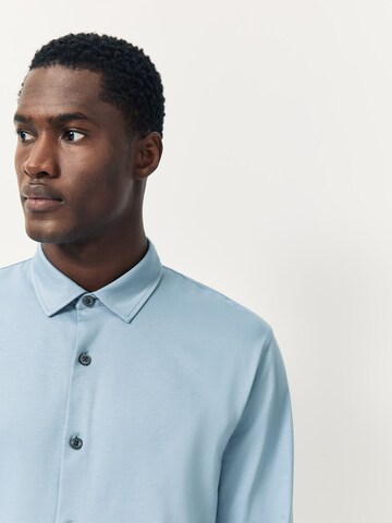 Next Regular fit Skjorta 'Supima' i blå