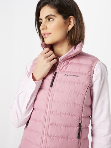 PEAK PERFORMANCE Sportbodywarmer in Roze