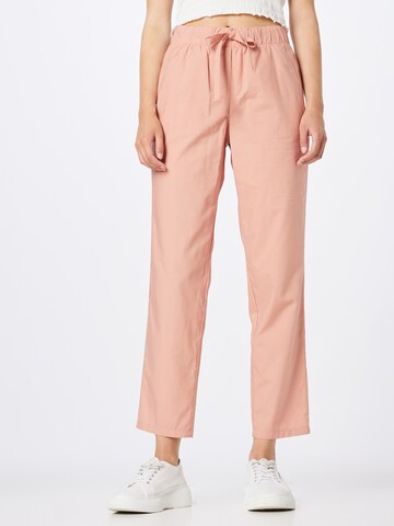 TOM TAILOR Loose fit Trousers in Pink: front