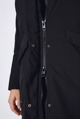 Ulla Popken Weatherproof jacket in Black