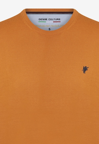 DENIM CULTURE Sweater 'Mathevv' in Orange