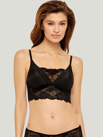 Marc & André Bralette Bra in Black: front