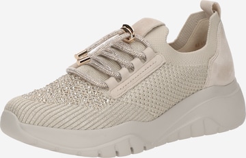 Baskets basses GABOR en beige : devant