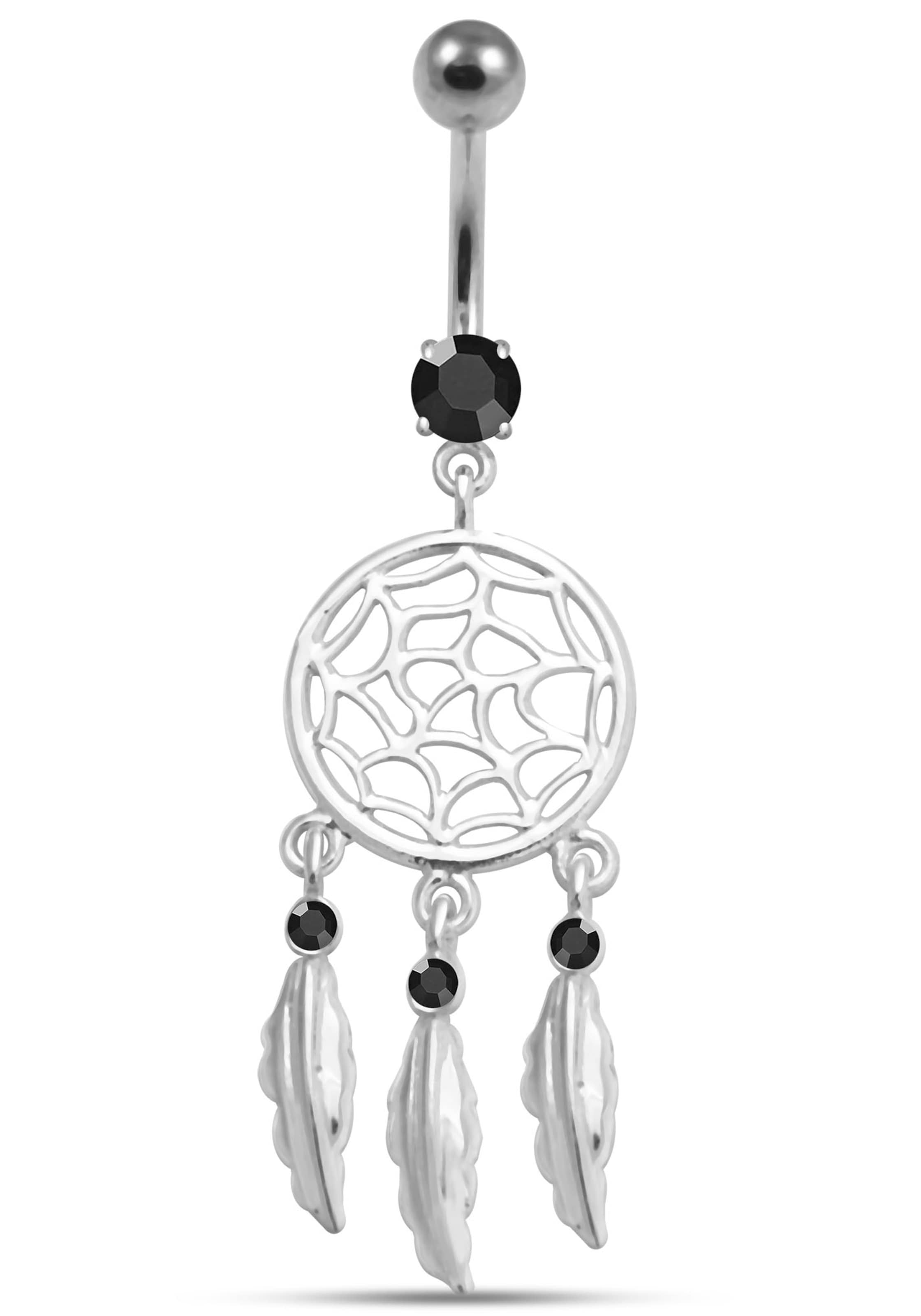 FIRETTI Piercings in Silver: front