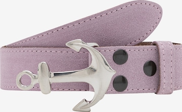 RETTUNGSRING by showroom 019° Belt 'Alaska' in Purple: front