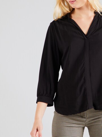 Camicia da donna di QS in nero