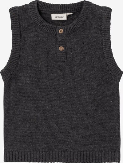 NAME IT Gilet en gris chiné, Vue avec produit