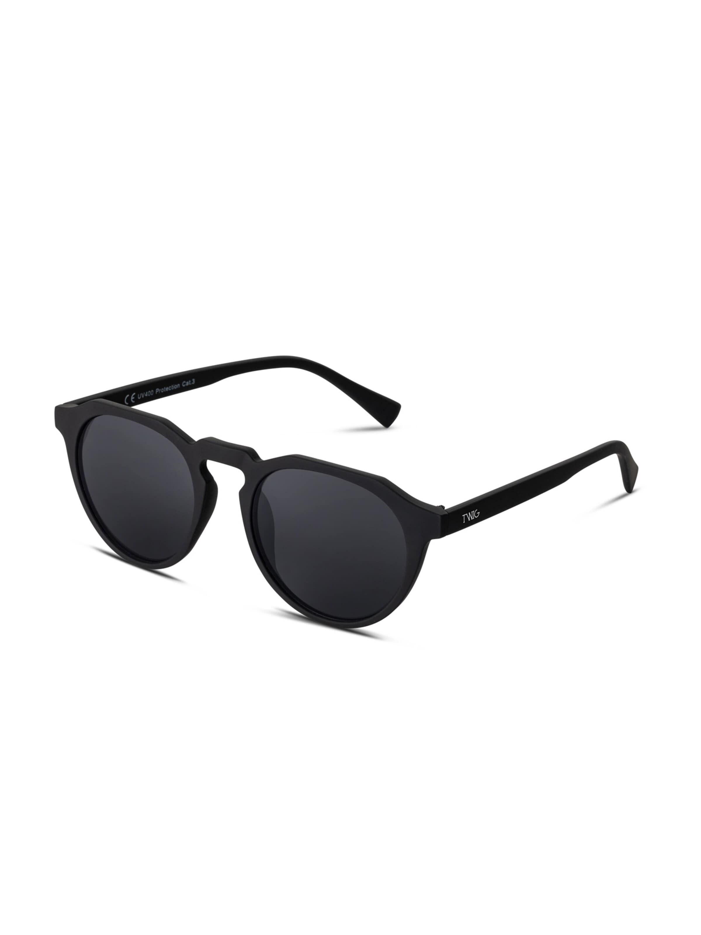 TWIG Concept Milano Sonnenbrille 'Woolf' in Schwarz: Vorderseite