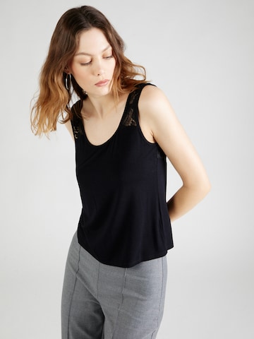 ABOUT YOU Top 'Carola' in Black: front