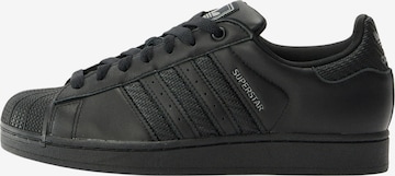 juoda ADIDAS ORIGINALS Sportbačiai be auliuko 'SUPERSTAR II': priekis