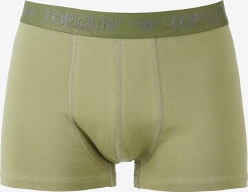 TOP GUN Boxer shorts in Green: front