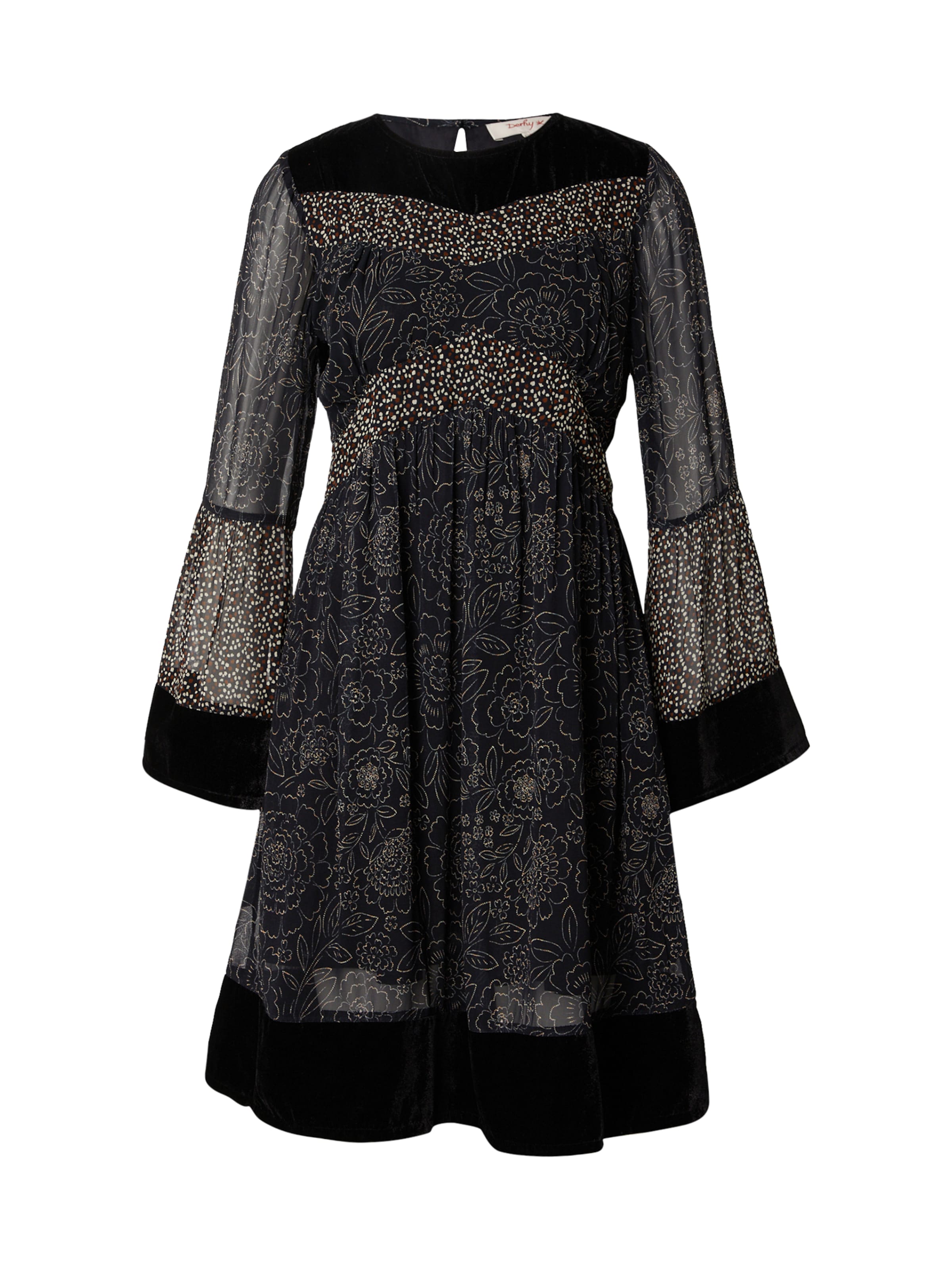 Derhy Рокля 'DELOS' в черно: отпред