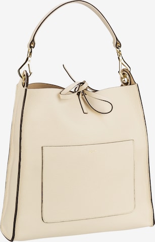 ABRO Schultertasche ' Raquel ' in Beige: predná strana