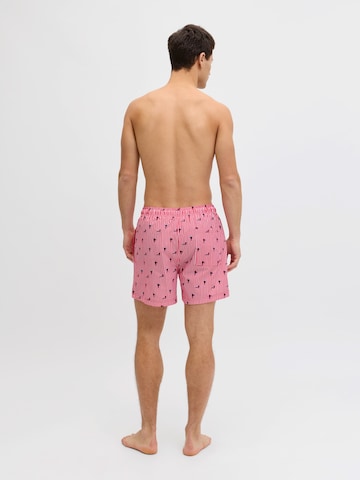 JACK & JONES - Bermudas 'JPSTMAUI BREEZE' en rojo