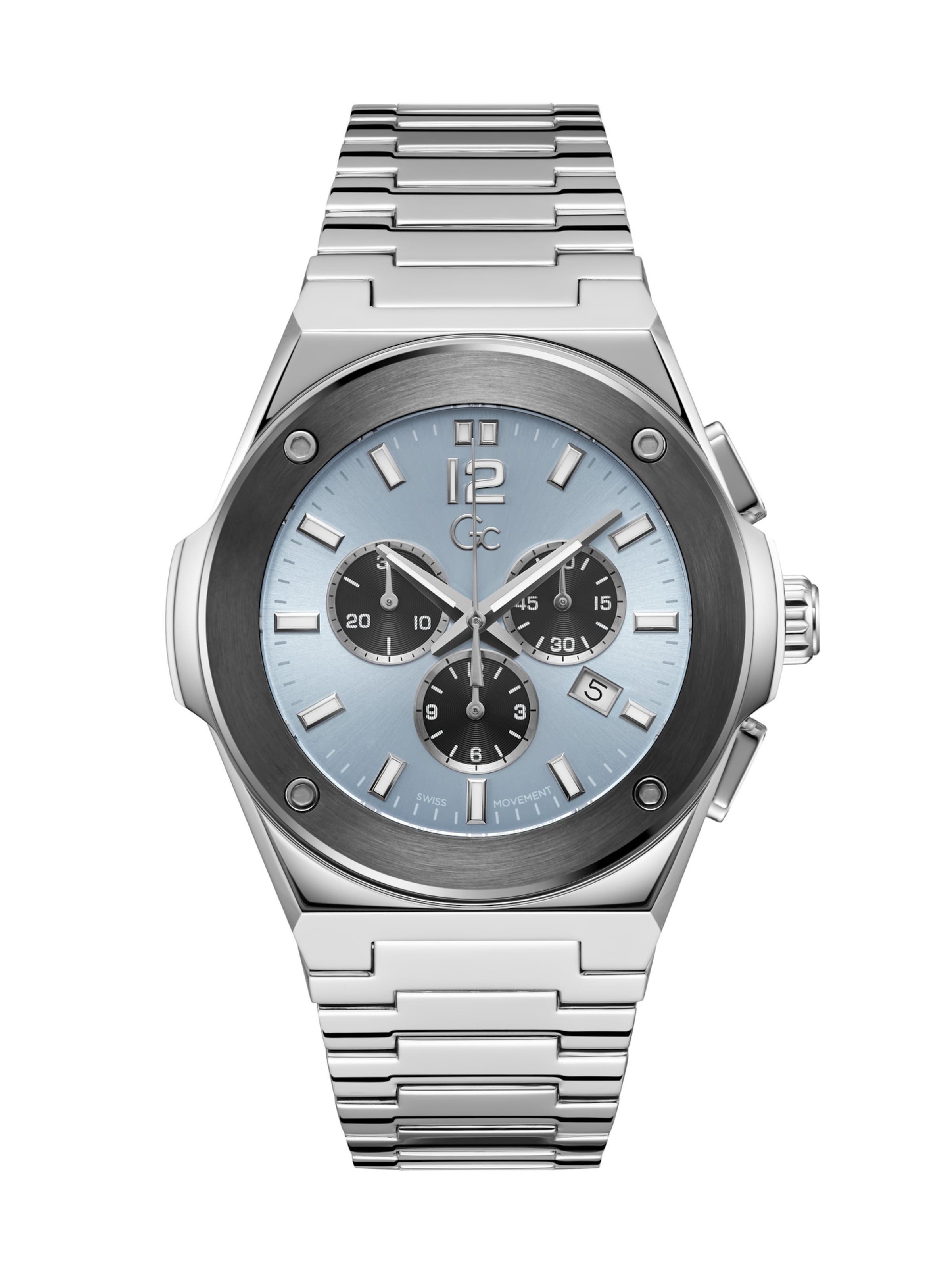 Gc Analoguhr 'Idol' in Silber: Vorderseite