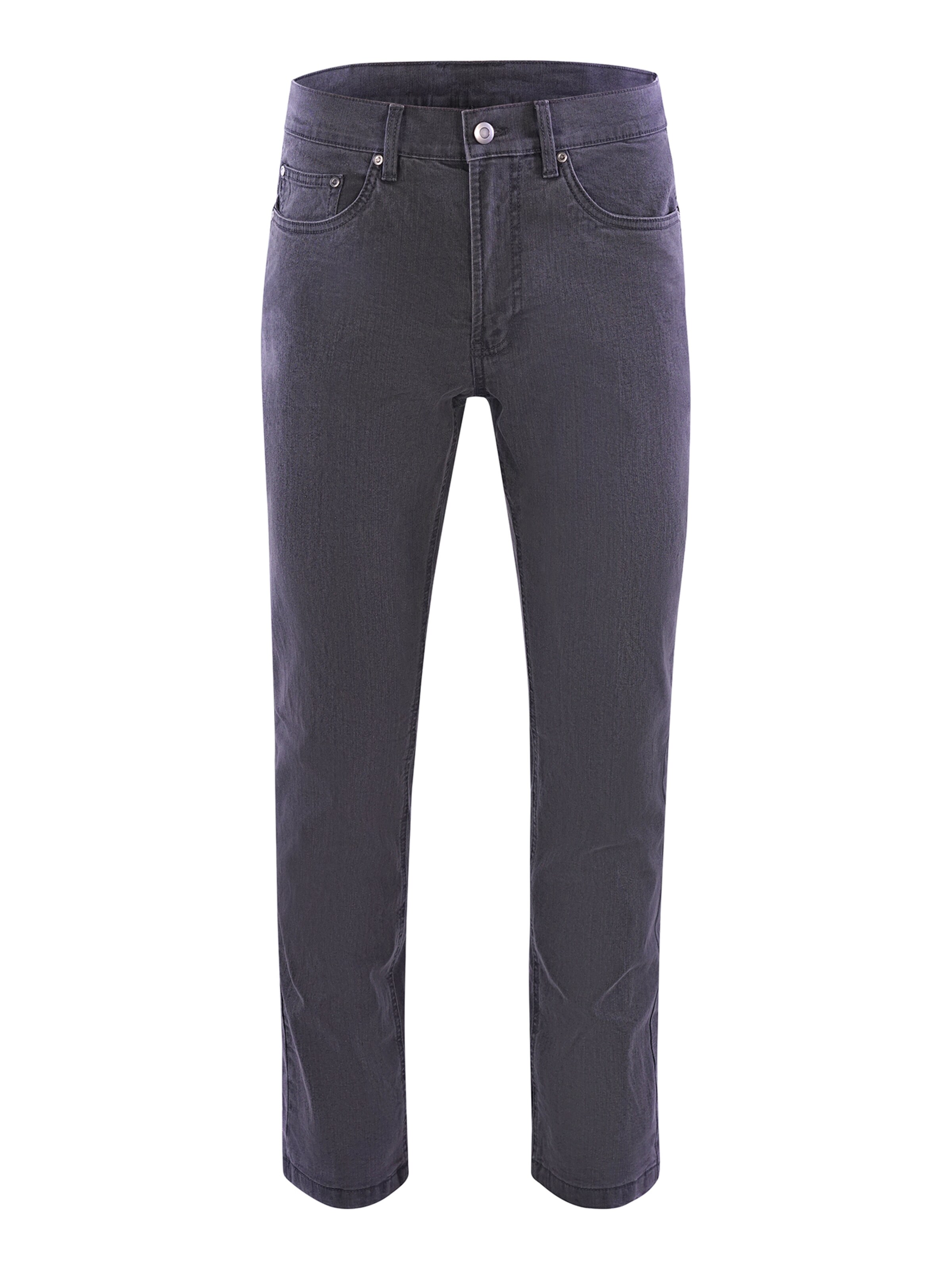 Mill&Tailor Regular Jeans ' Thermo ' in Grau: Vorderseite