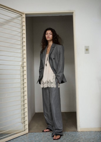 MANGO Blazer 'Altair' in Grau: Vorderseite