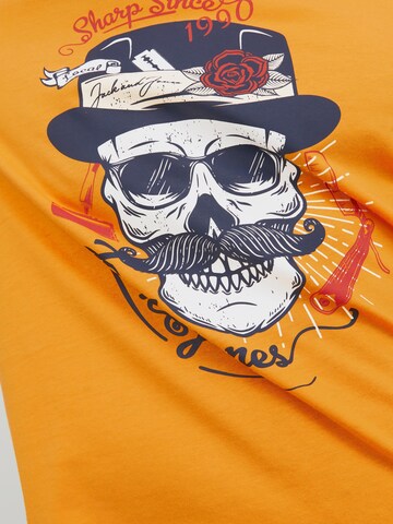 JACK & JONES Shirt 'Roxbury' in Orange