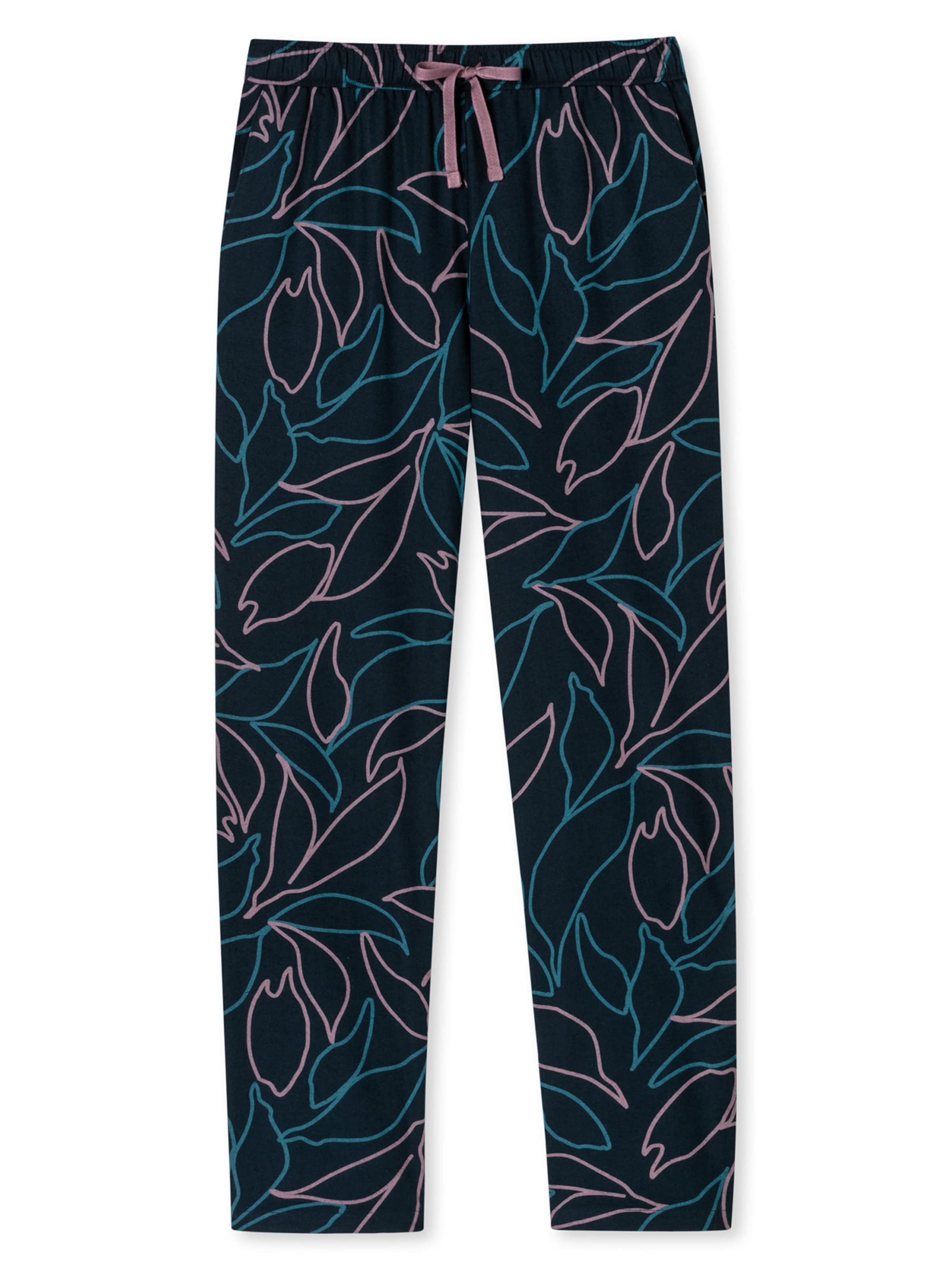 SCHIESSER Pyjamahose ' Mix & Relax ' in Blau: Vorderseite