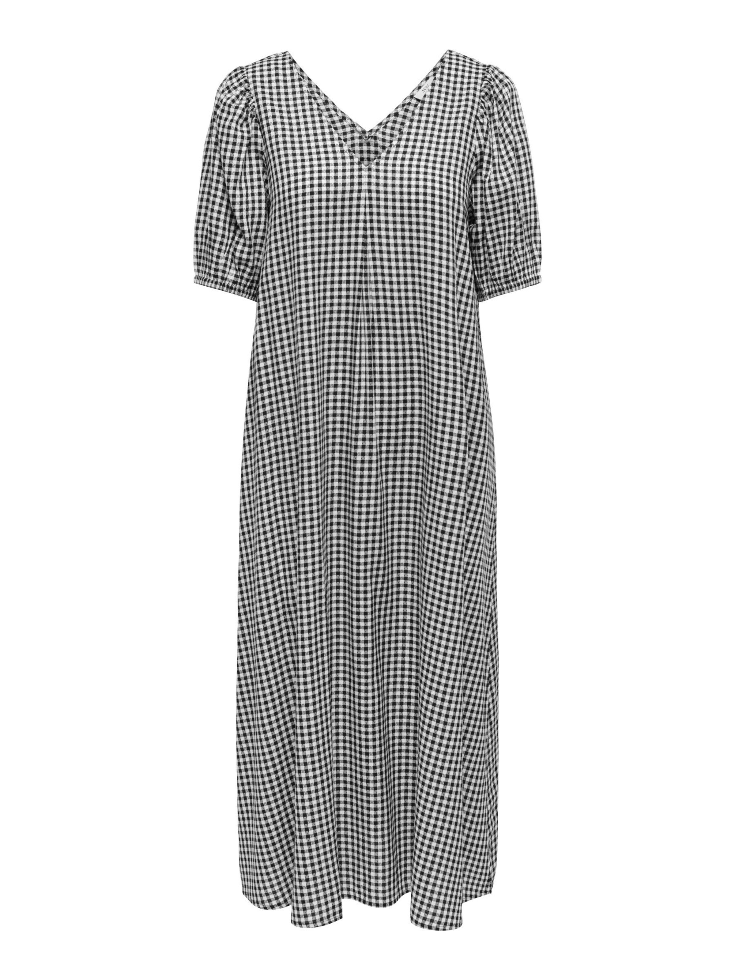 JDY Jurk 'JDYLucas' in de kleur Zwart / Wit, Productweergave