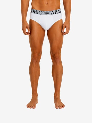 Slip Emporio Armani en blanc : devant