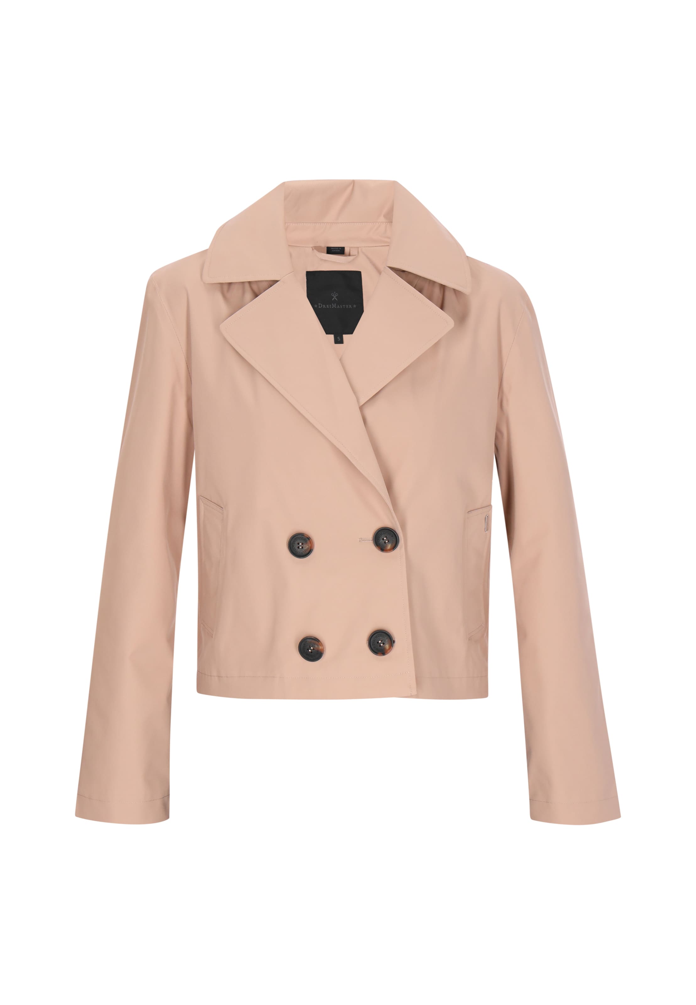 DreiMaster Klassik - Abrigo de entretiempo 'Classic' en beige: frente